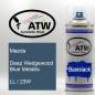 Preview: Mazda, Deep Wedgewood Blue Metallic, LL / 23W: 400ml Sprühdose, von ATW Autoteile West.